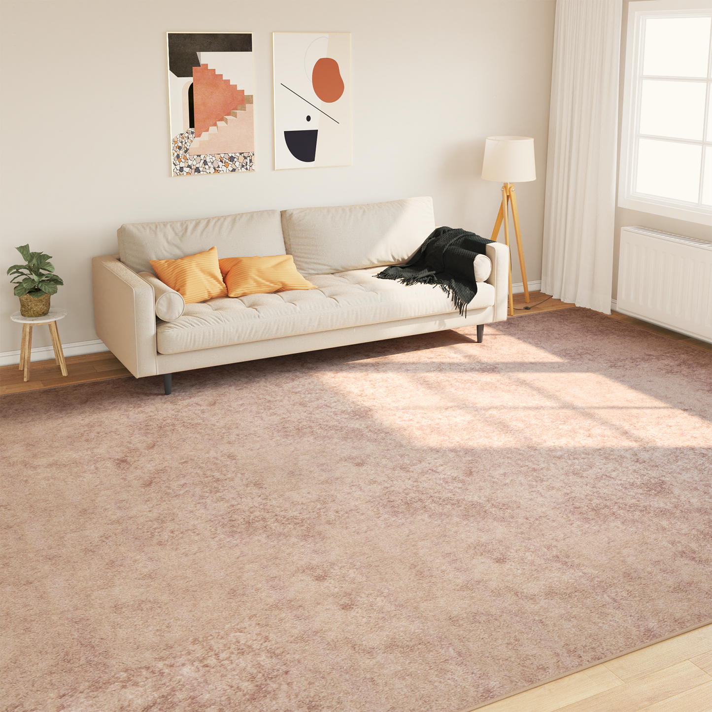 Kilimėlis MARSA Smėlio 300 x 400 cm Poliesteris ir PVC