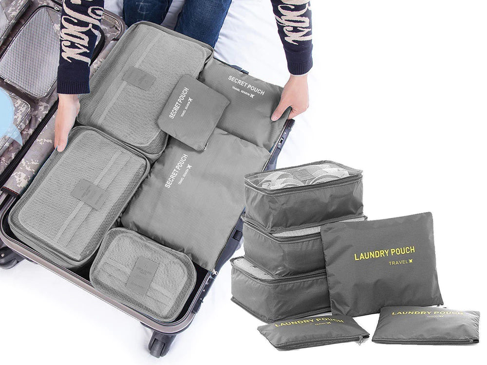 Kelioniniai lagamino organizatoriai (6 vnt. rinkinys) ( spalvų pasirinkimas)