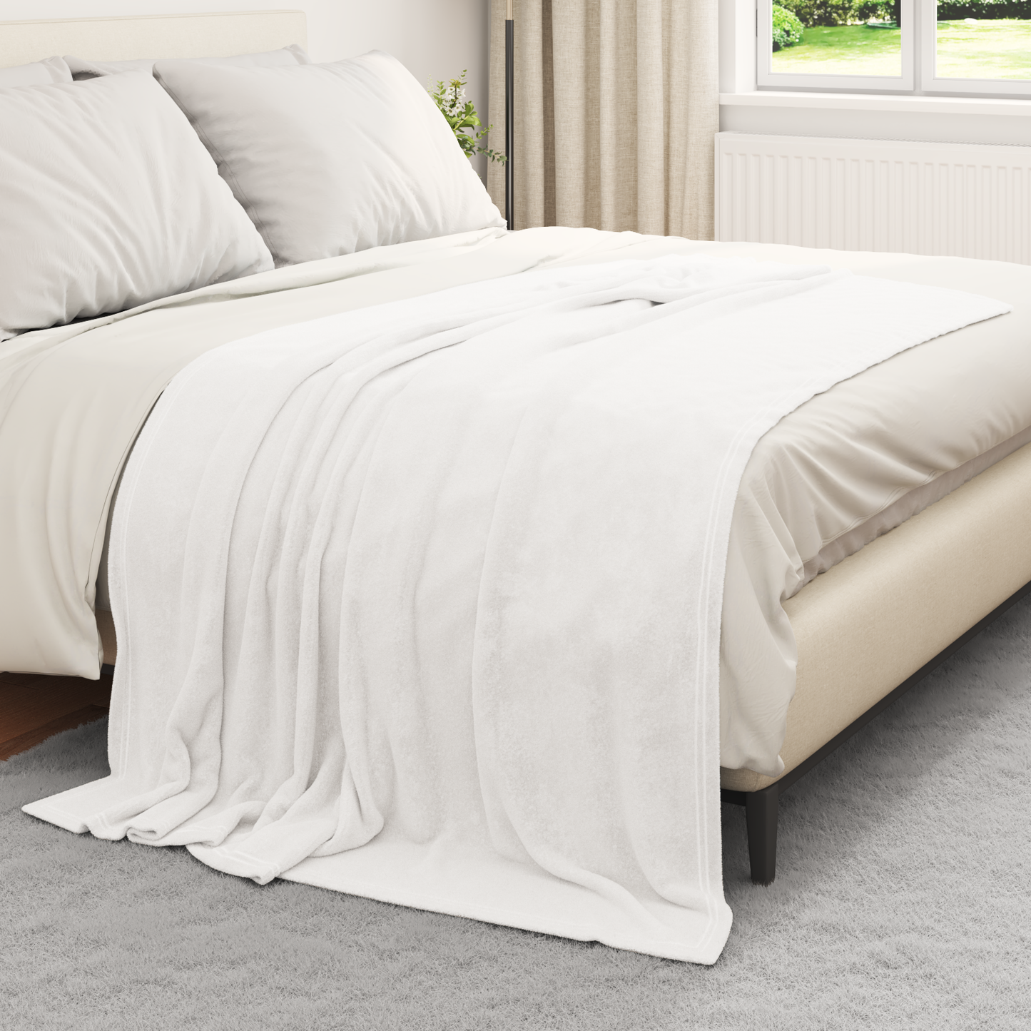 Apklotas Balta 150 x 200 cm Flysas