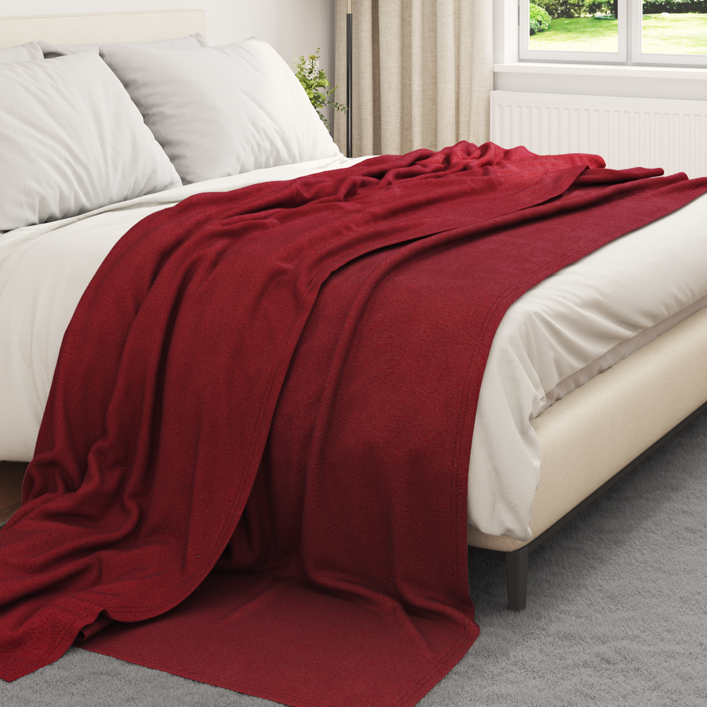 Apklotas Bordo raudona 270 x 240 cm Flysas