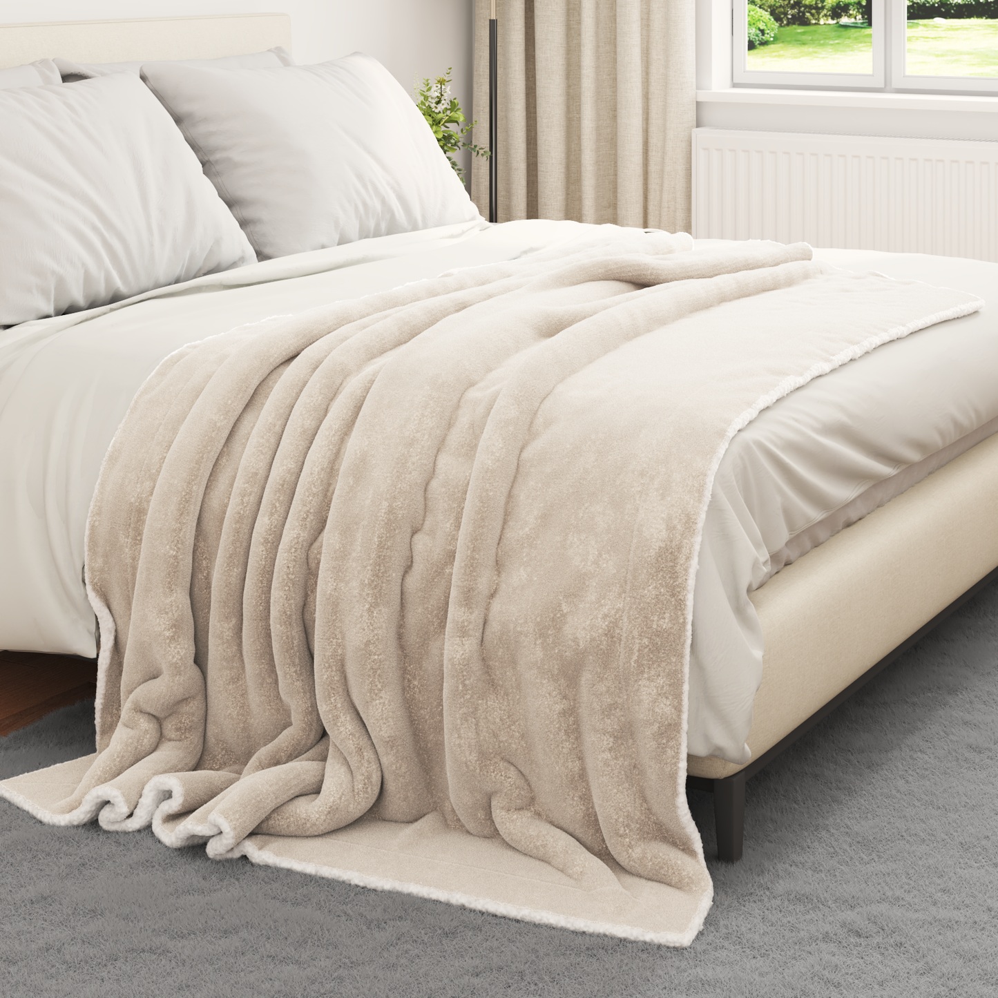 Apklotas Smėlio 150 x 200 cm Flysas