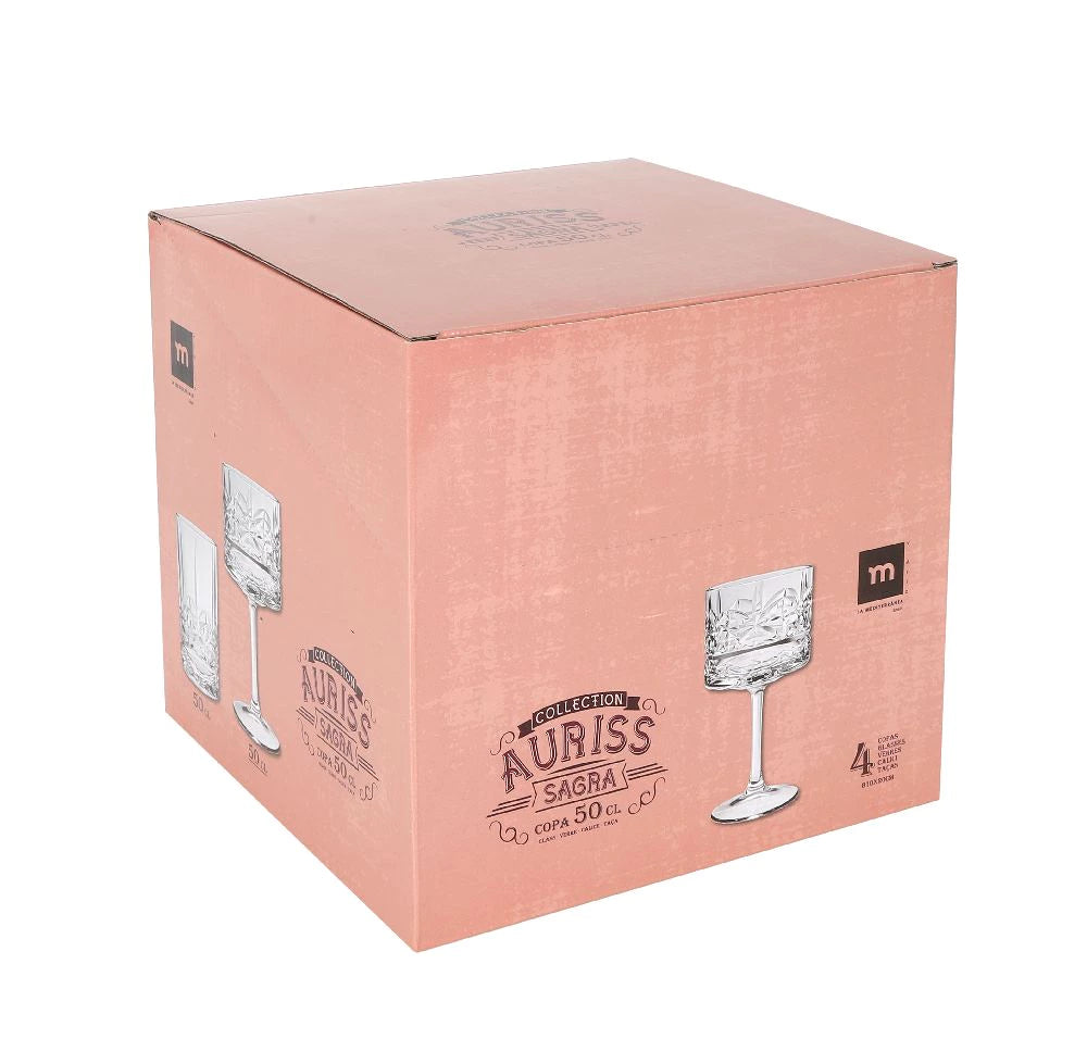 Auriss Sagra MD taurė (500 ml, 4 vnt.)