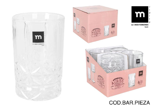 Auriss Sagra MD stiklinė (500 ml, 4 vnt.)