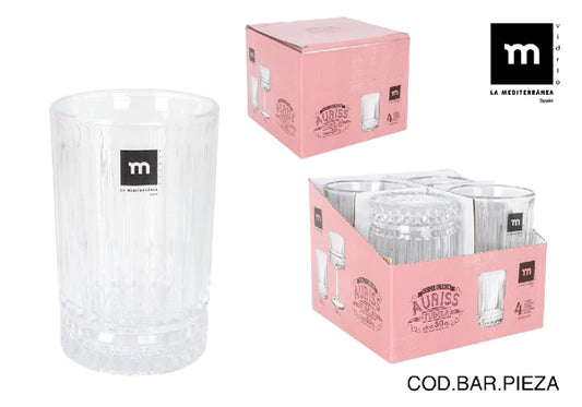 Stiklinė Auriss Tudela md  (500 ml, 4 vnt.)