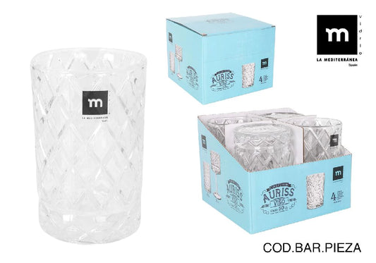 Stiklinė Auriss Viso MD (500 ml, 4 vnt.)