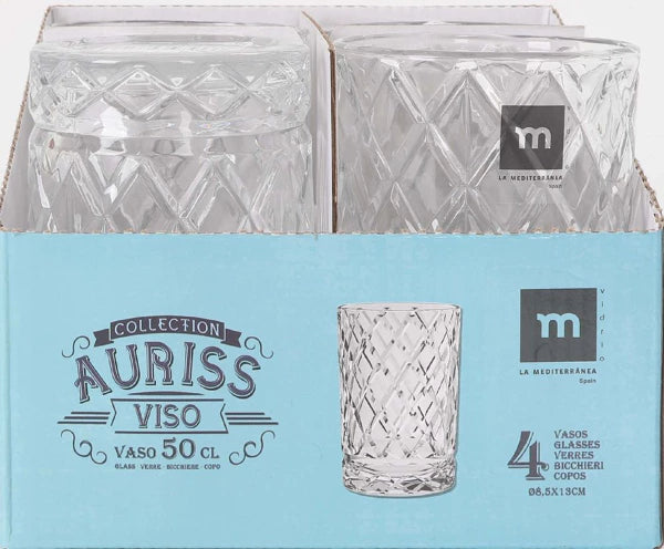 Stiklinė Auriss Viso MD (500 ml, 4 vnt.)