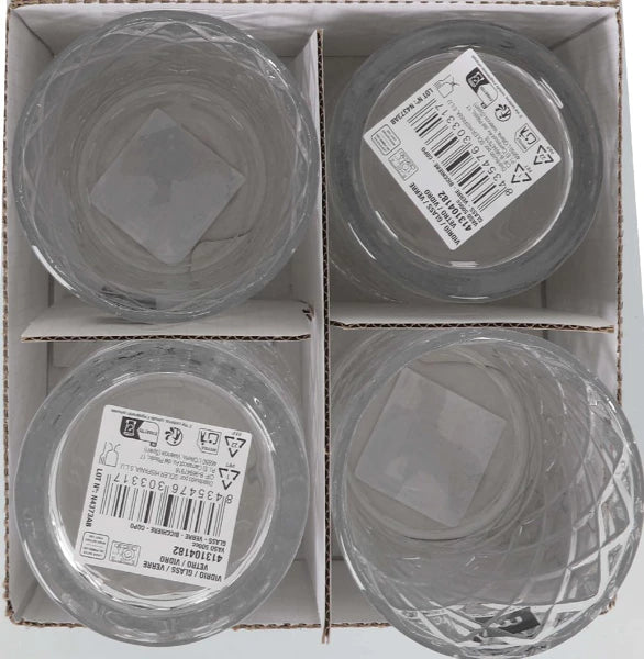 Stiklinė Auriss Viso MD (500 ml, 4 vnt.)