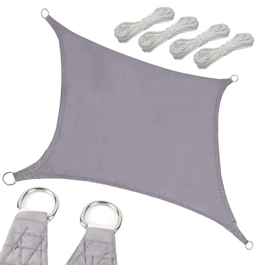 Sodo pavėsinės burė atspari vandeniui ir UV spinduliams (3x4 m) (Pilka)