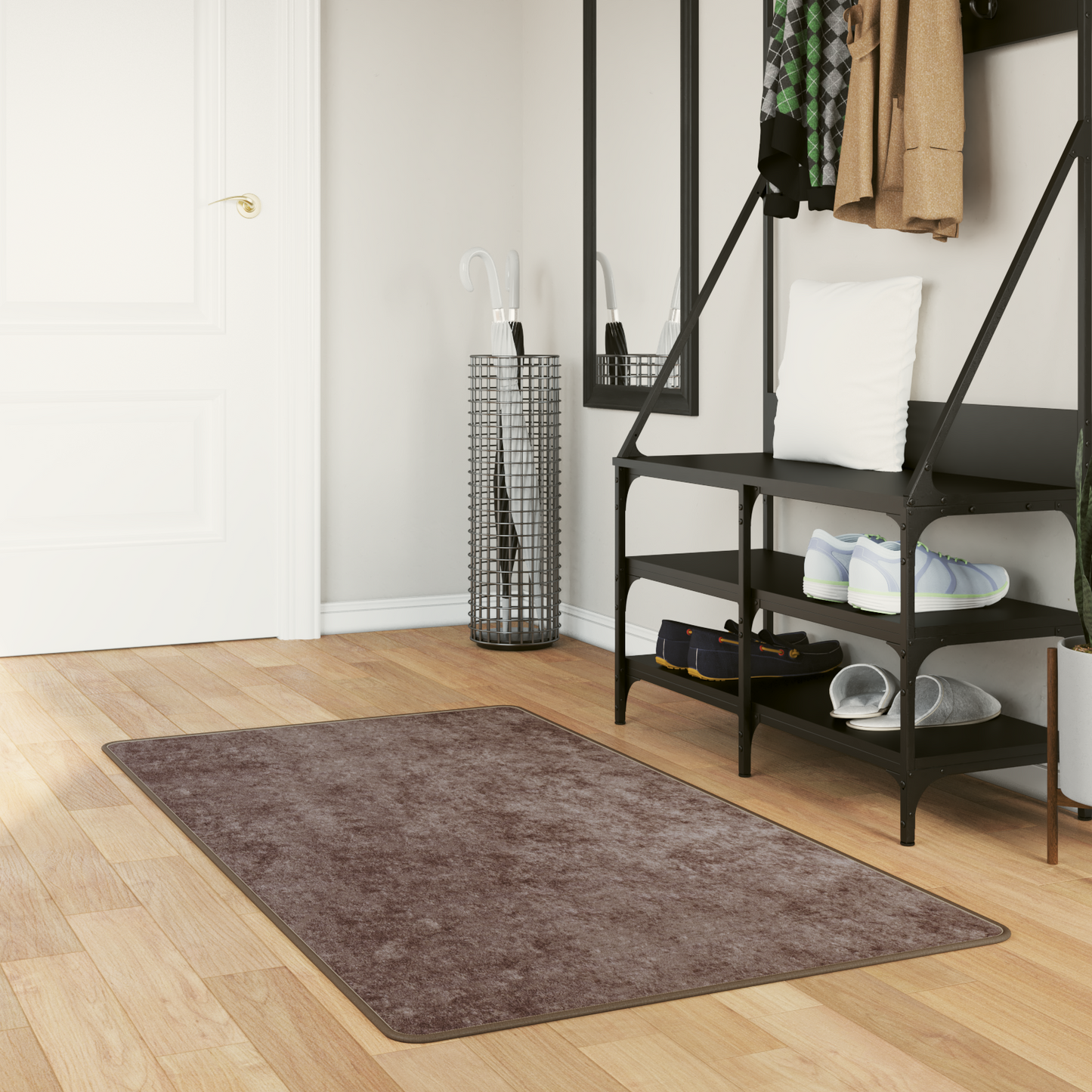 Kilimėlis MARSA Pilka 200 x 80 cm Poliesteris ir PVC