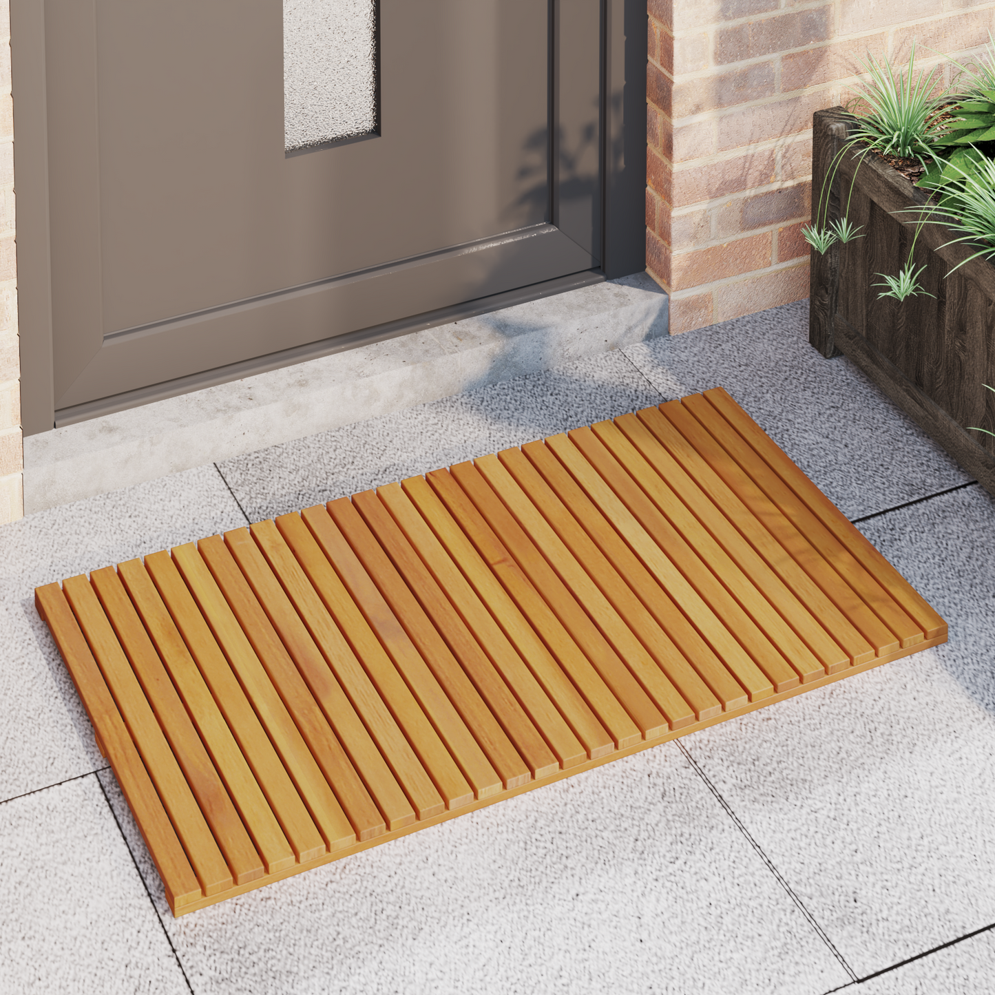 Badematte Paprastas Ruda 100 x 55 cm Medis