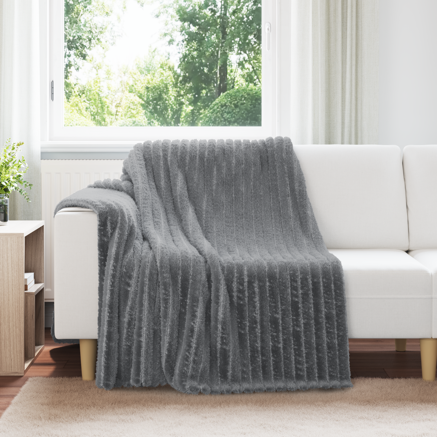 Mesti antklodės 6 pcs Tamsiai pilka 200 x 150 cm Flysas