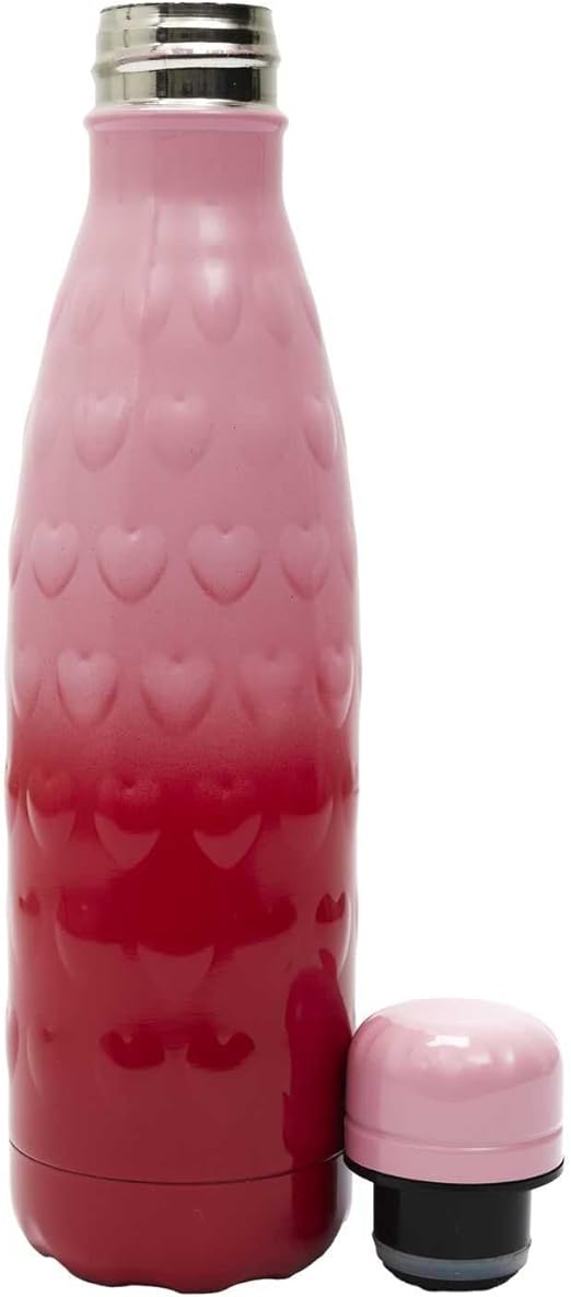 Reljefinis izoterminis butelis Širdelė ( 500 ml)