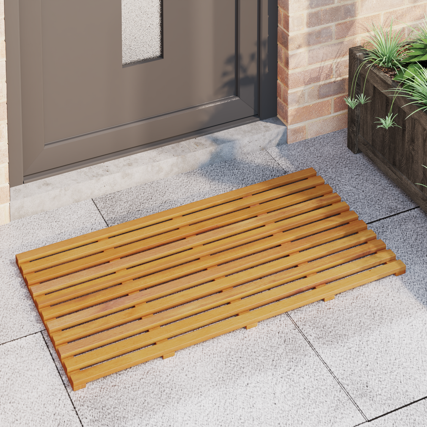 Badematte Paprastas Ruda 100 x 53 cm Medis