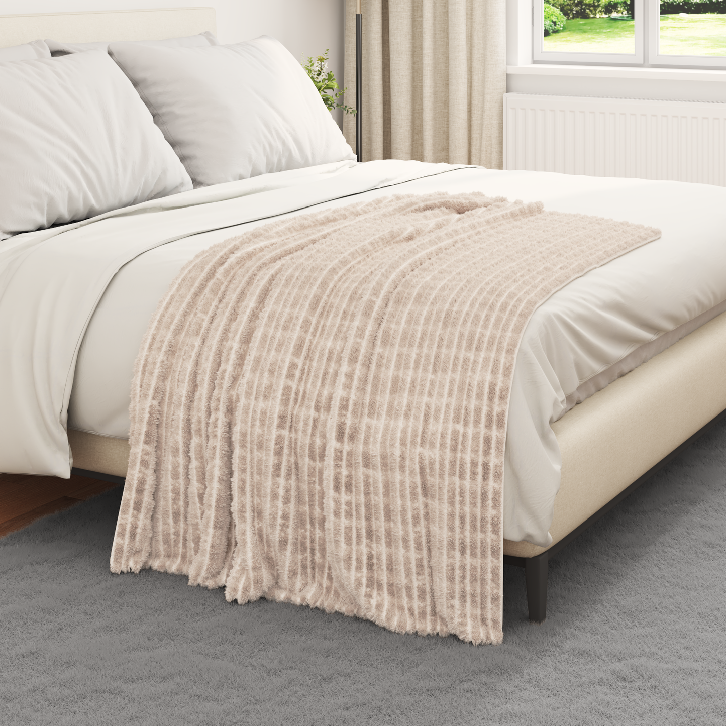 Mesti antklodės 6 pcs Smėlio 150 x 130 cm Flysas