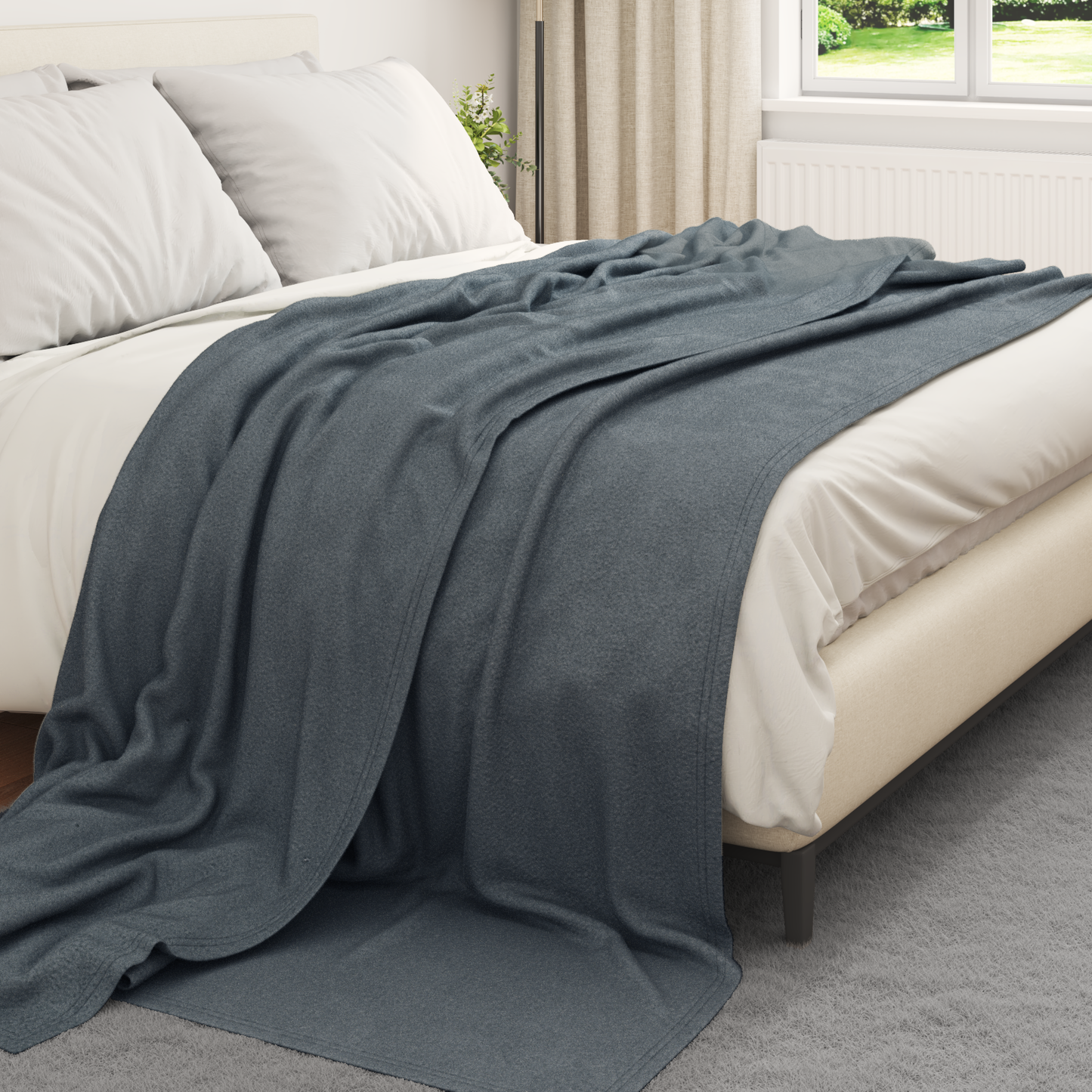 Mesti antklodės 24 pcs Tamsiai pilka 240 x 220 cm Flysas
