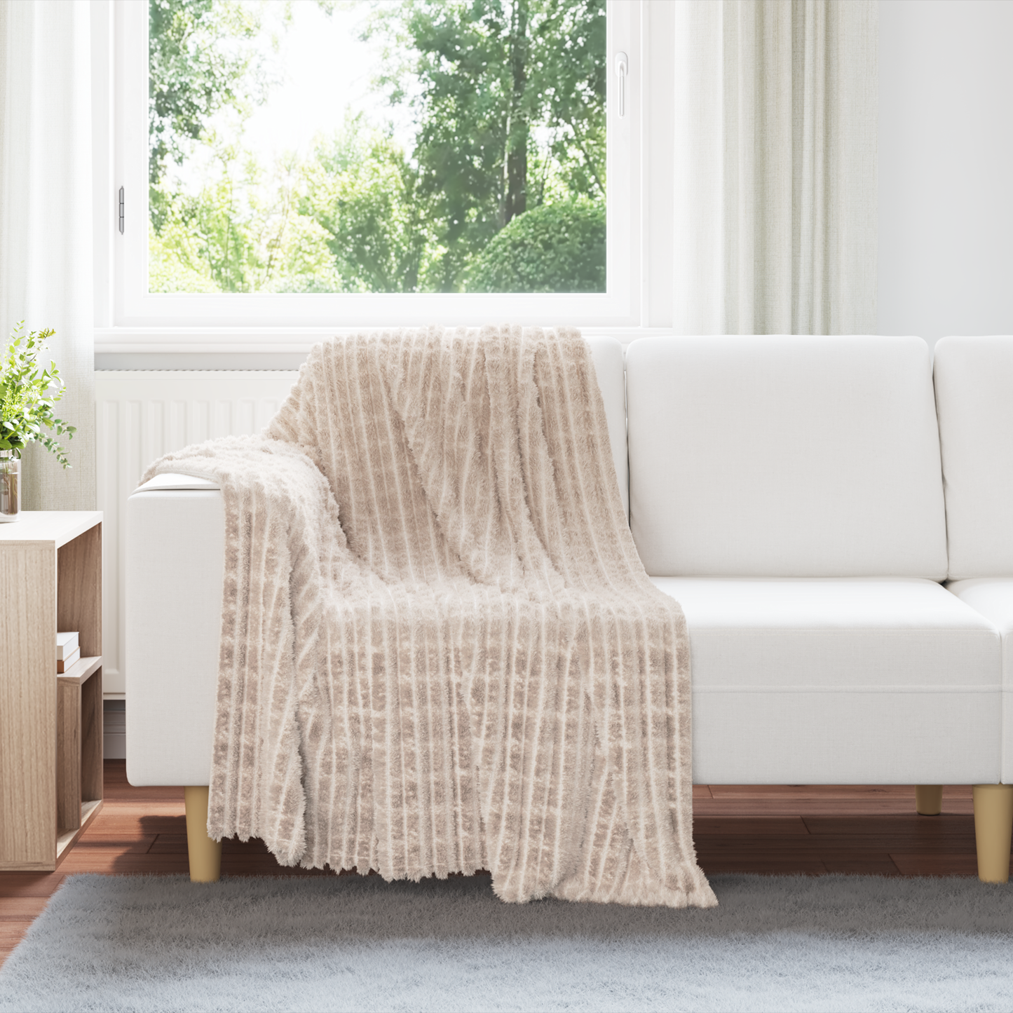 Mesti antklodės 6 pcs Smėlio 150 x 130 cm Flysas