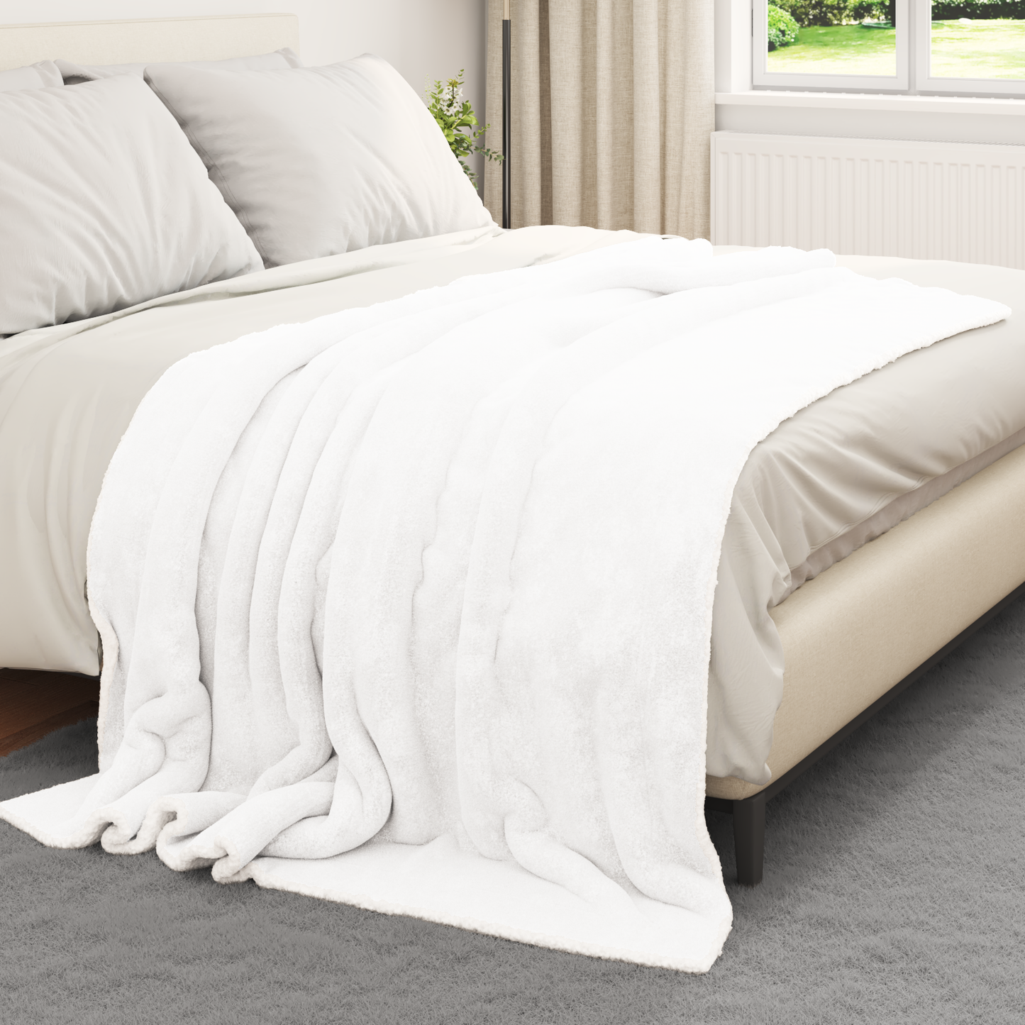 Apklotas Balta 150 x 200 cm Flysas