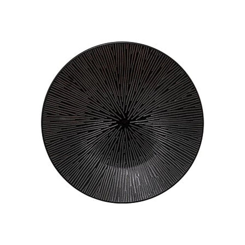 Juoda desertinė lėkštė, (Ø21 cm)