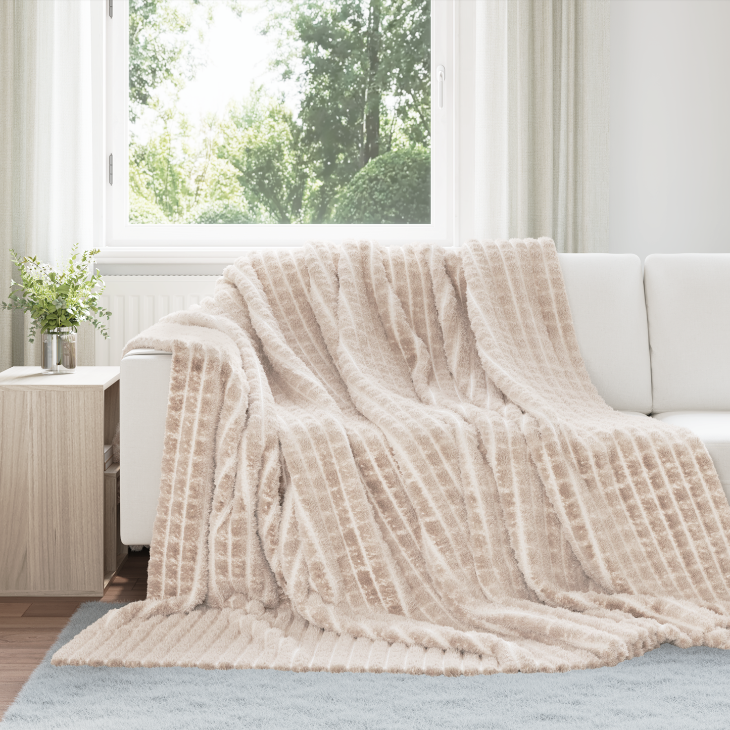Mesti antklodės 6 pcs Smėlio 270 x 240 cm Flysas