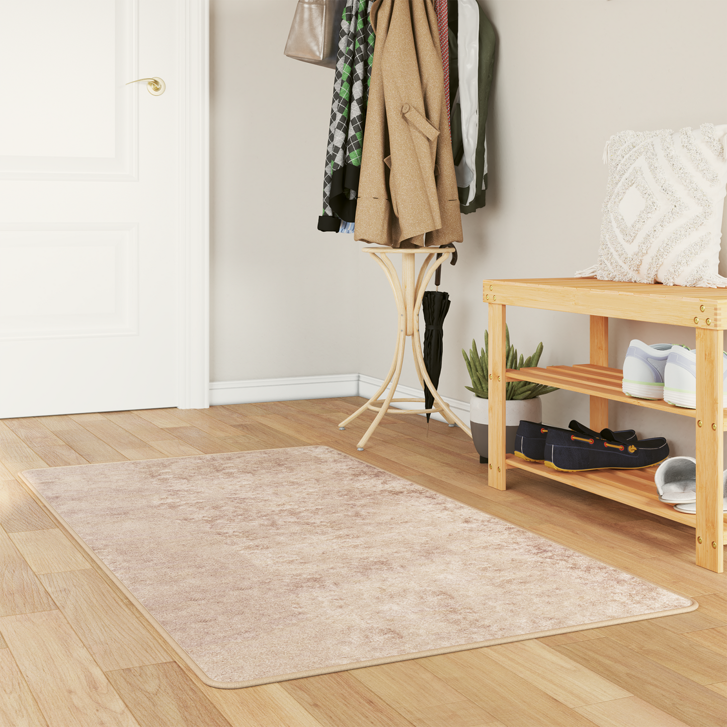 Kilimėlis MARSA Smėlio 80 x 150 cm Poliesteris ir PVC