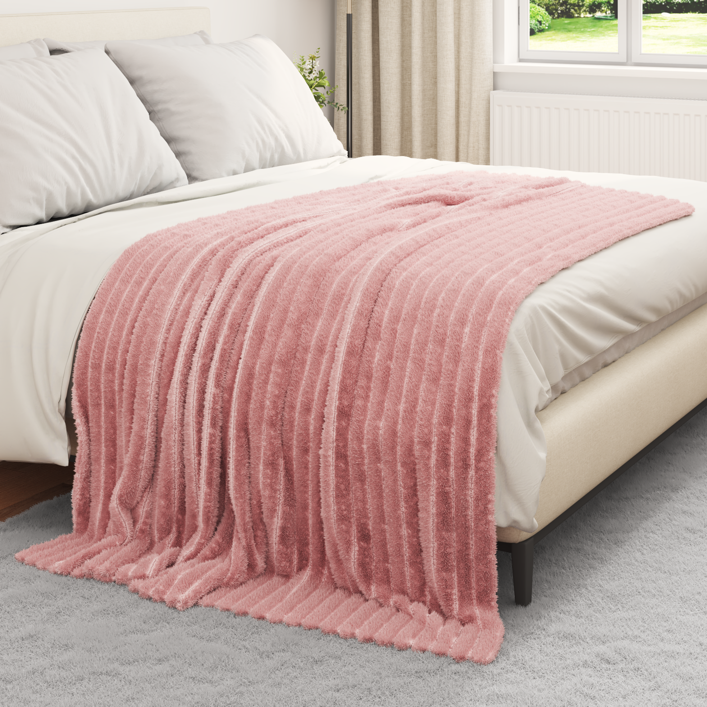 Apklotas Rožinė 200 x 150 cm Flysas