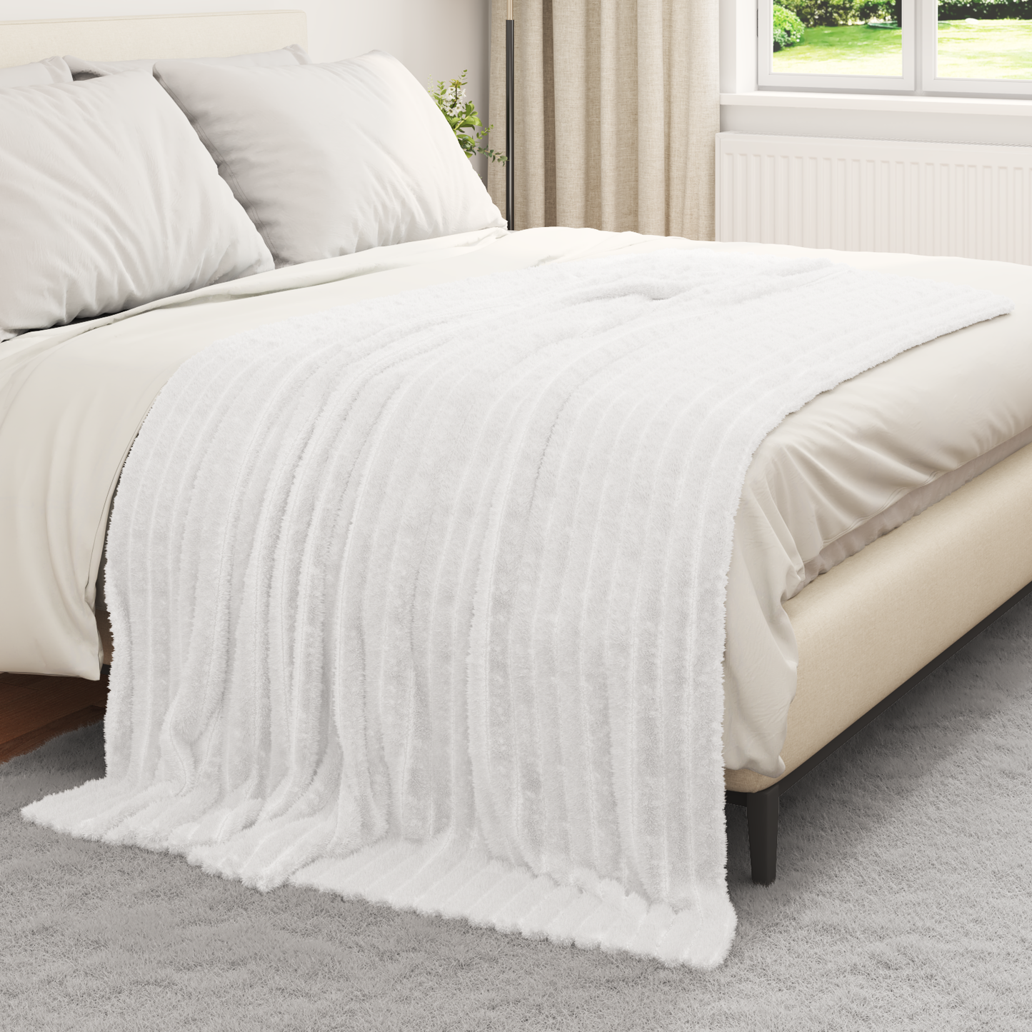 Mesti antklodės 6 pcs Balta 200 x 150 cm Flysas