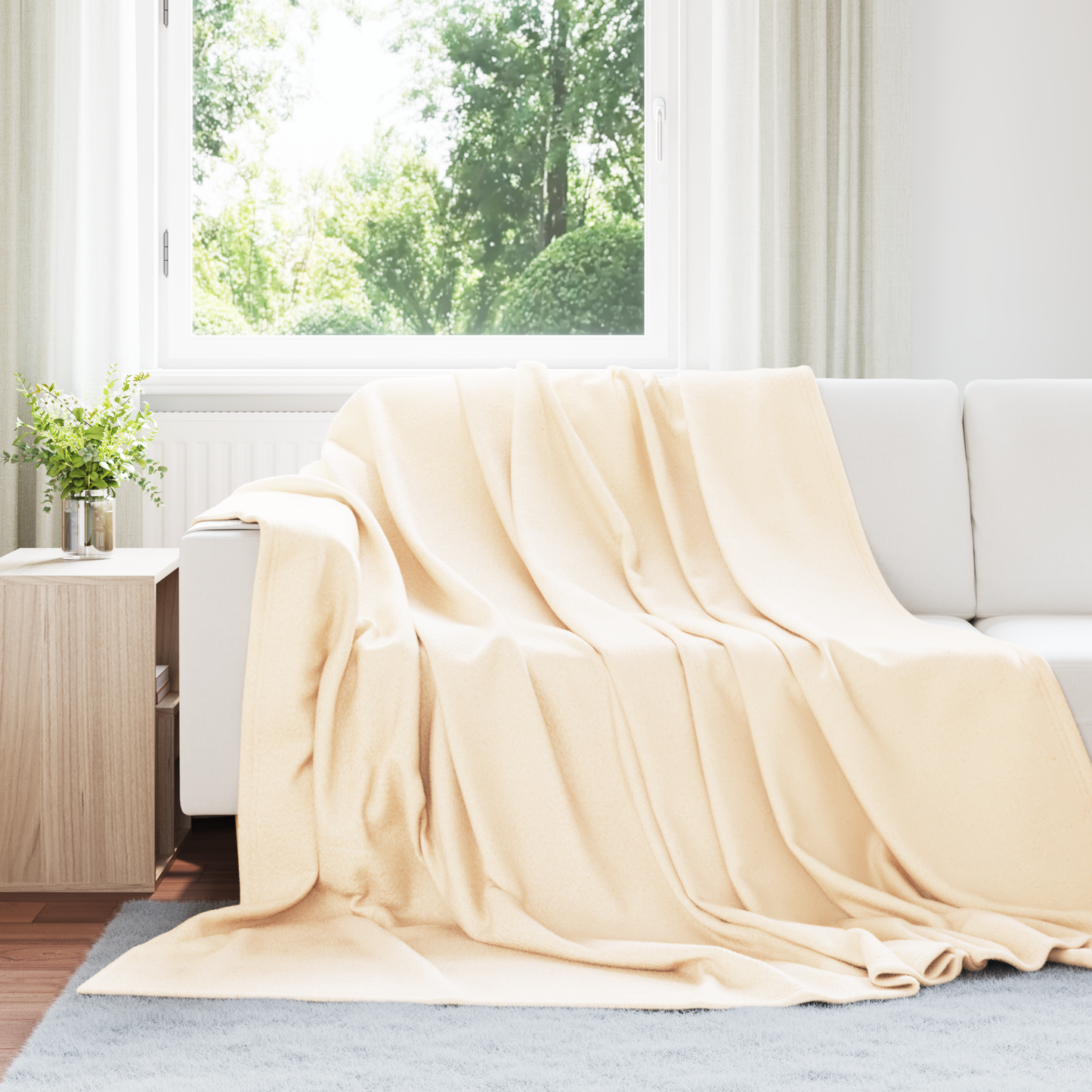 Mesti antklodės 24 pcs Kreminė 270 x 240 cm Flysas