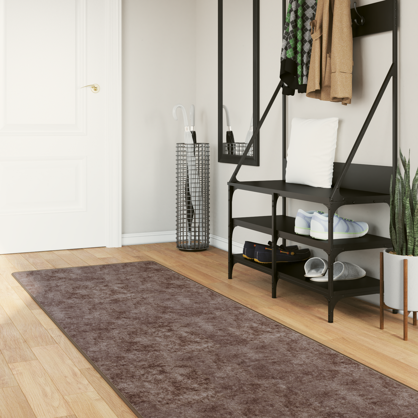 Kilimėlis MARSA Pilka 450 x 80 cm Poliesteris ir PVC