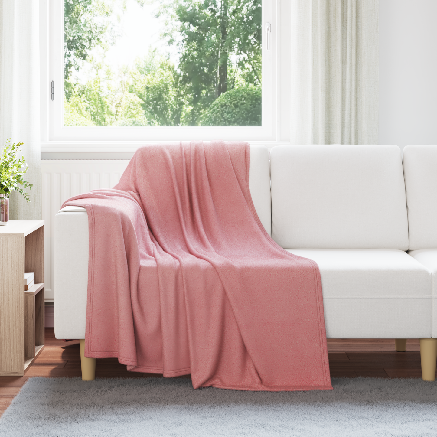 Mesti antklodės 24 pcs Rožinė 170 x 130 cm Flysas