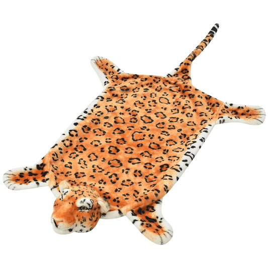 Kilimas leopardas, pliušinis, 139 cm, rudas