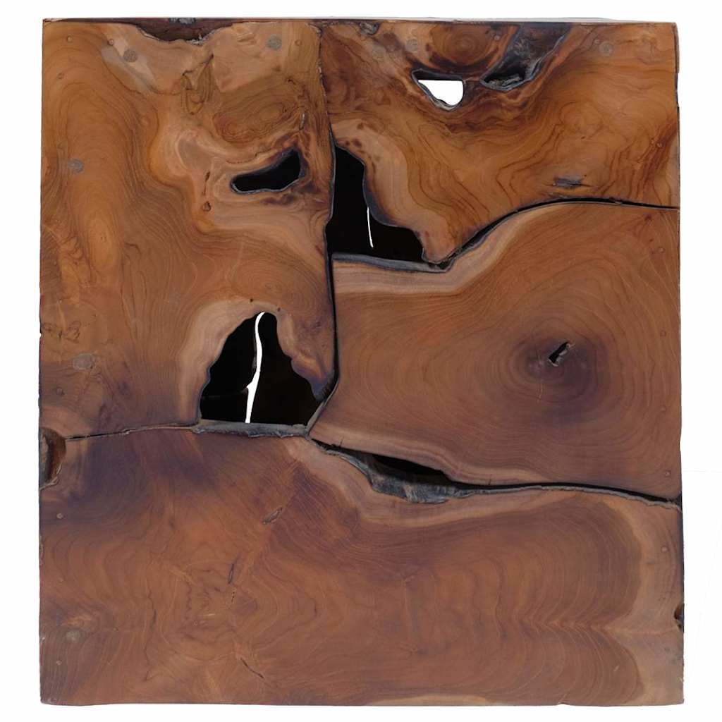 Kėdutės/kavos staliukas, masyvi tikmedžio mediena