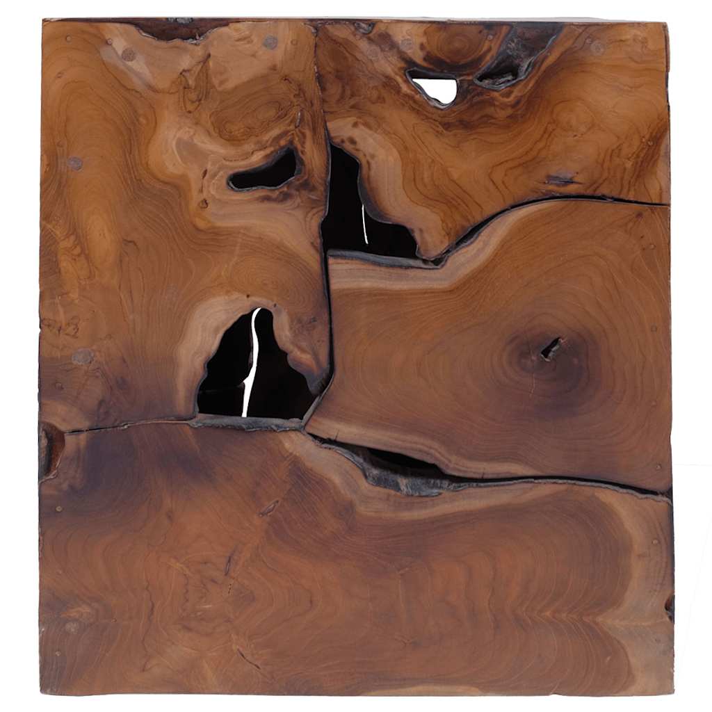 Kėdutės/kavos staliukas, masyvi tikmedžio mediena