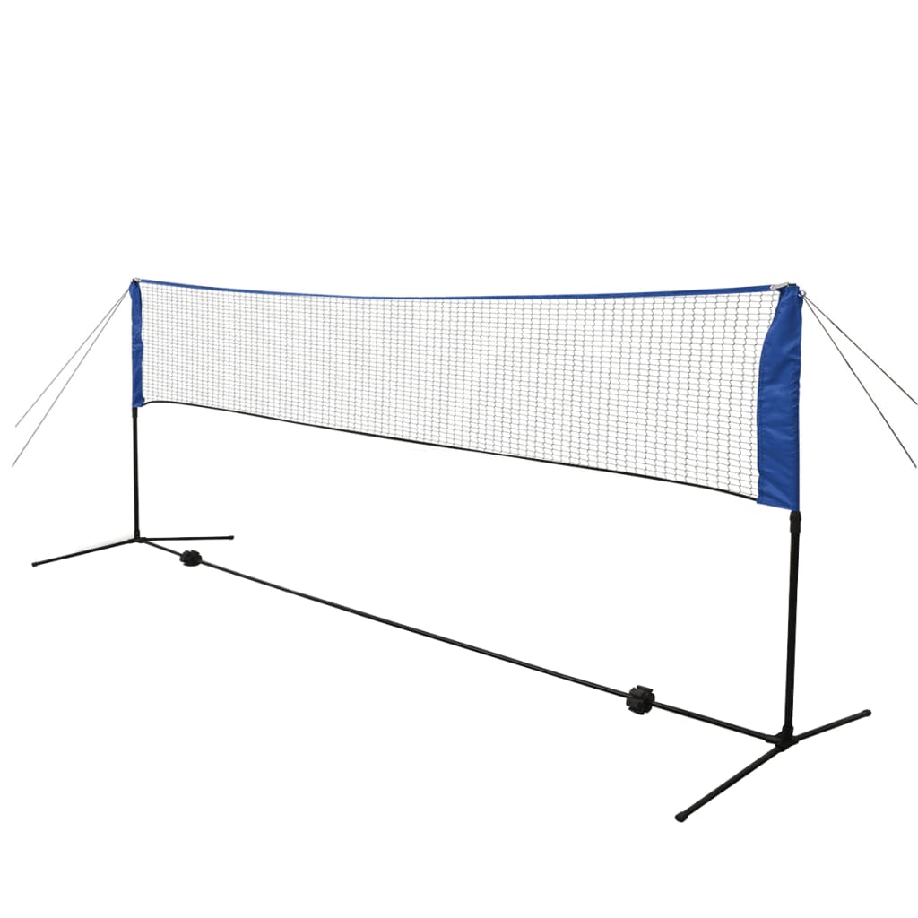 Badmintono tinklas su plunksninukais, 300x155 cm