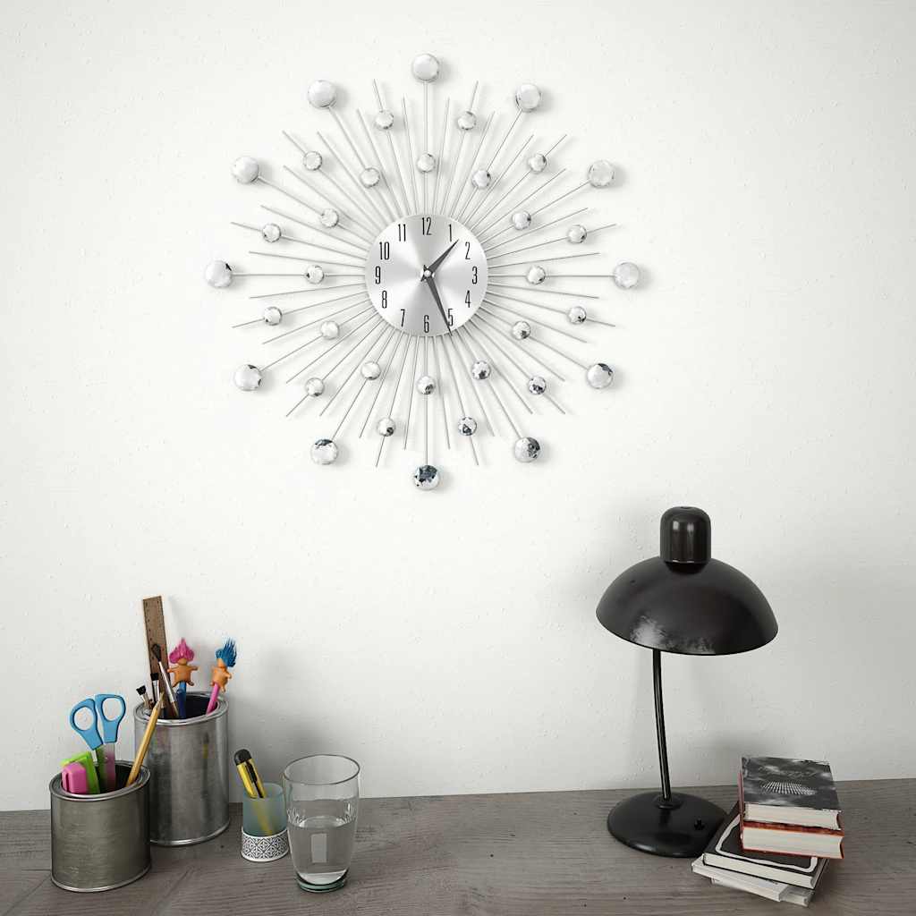 Sieninis laikrodis su kvarciniu mechanizmu, modern. diz., 50cm