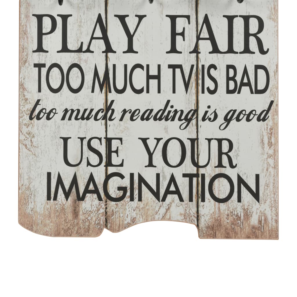 Paltų kabykla THANK YOU, 6 kabl., mont. prie sienos, 120x40cm