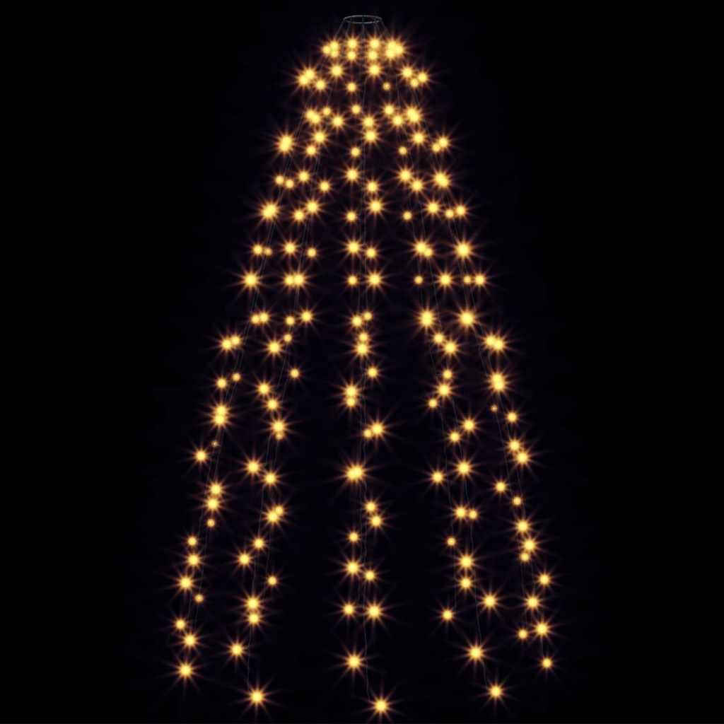 Kalėdų eglutės girlianda su 180 LED lempučių, 180cm