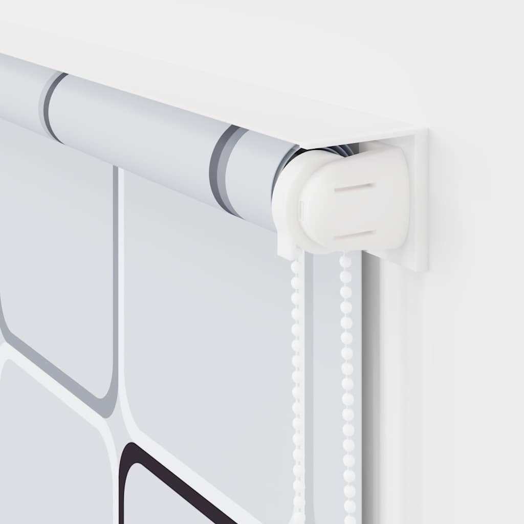 Dušo roletas, 140x240 cm, kvadratų raštas