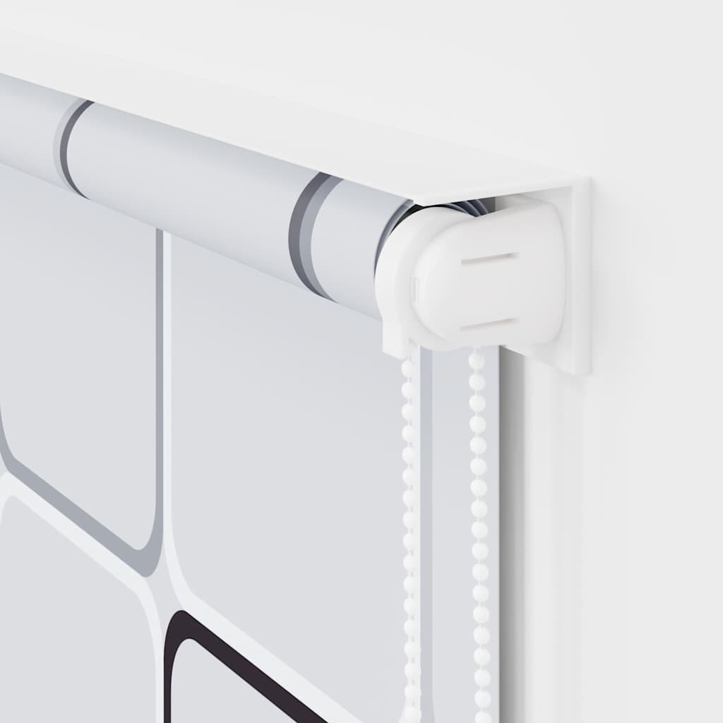 Dušo roletas, 160x240 cm, kvadratų raštas