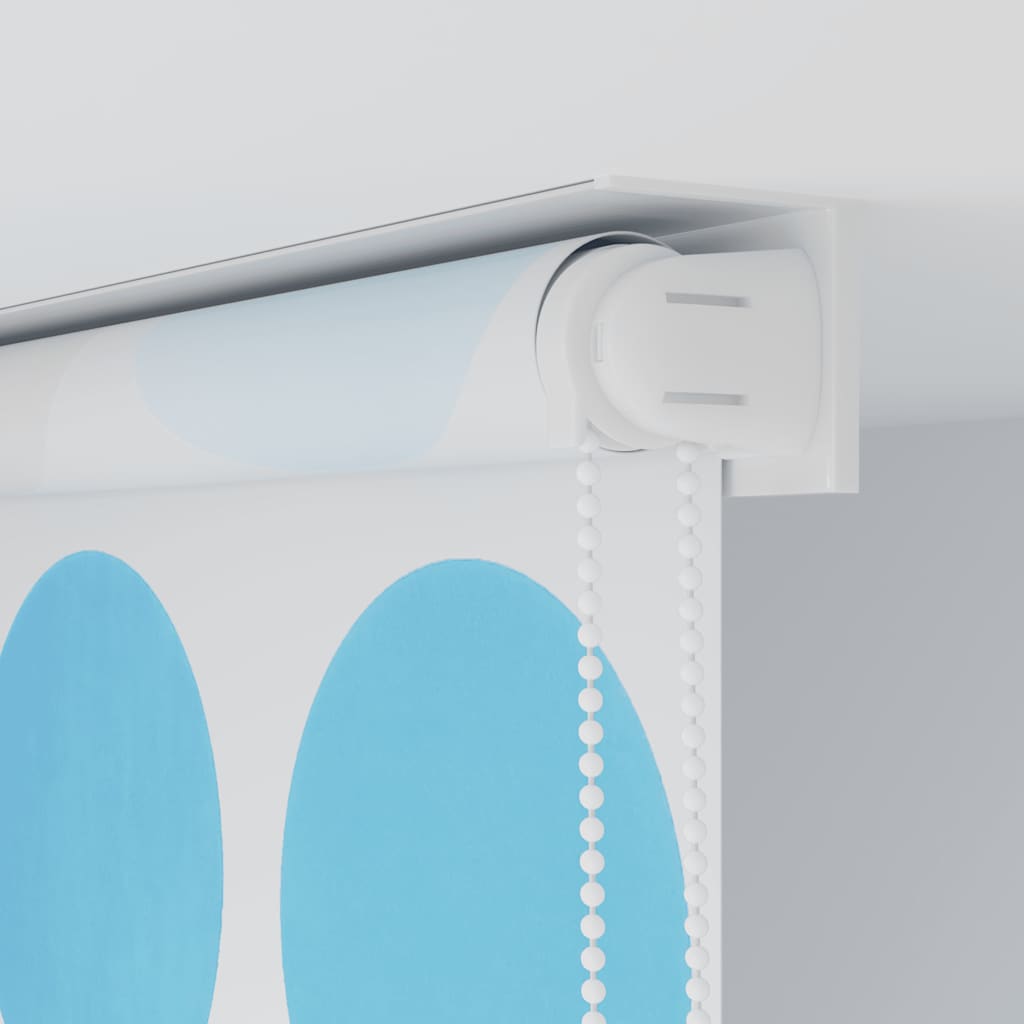 Dušo roletas, 140x240 cm, apskritimų raštas