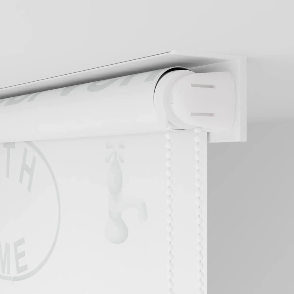 Dušo roletas, 80x240 cm, su užrašais