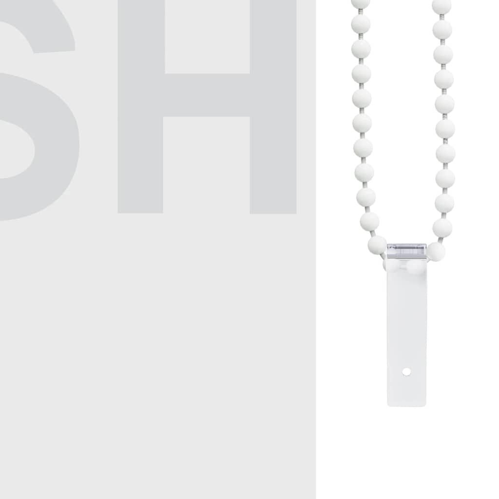 Dušo roletas, 140x240 cm, su užrašais