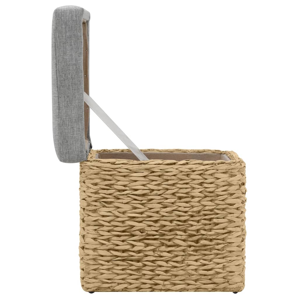 Otomanių komplektas, 2d., jūros žolių, pilkas