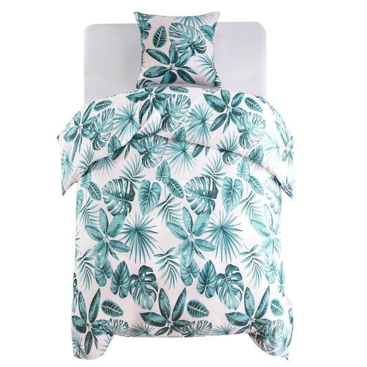 Patalynės komplektas, žalios spalvos, 140x200/60x70cm