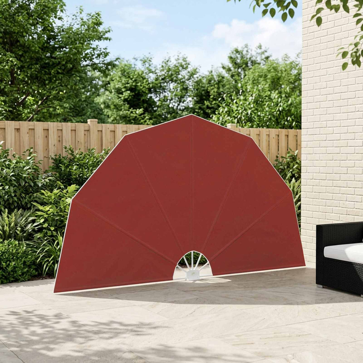 Sulankstoma šoninė terasos markizė, terak., 160cm