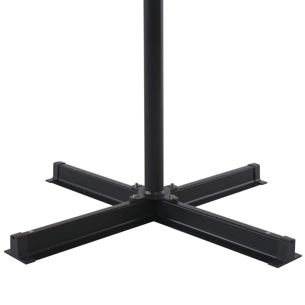 Lauko skėtis nuo saulės su aliuminio stulpu, terakota, 500cm