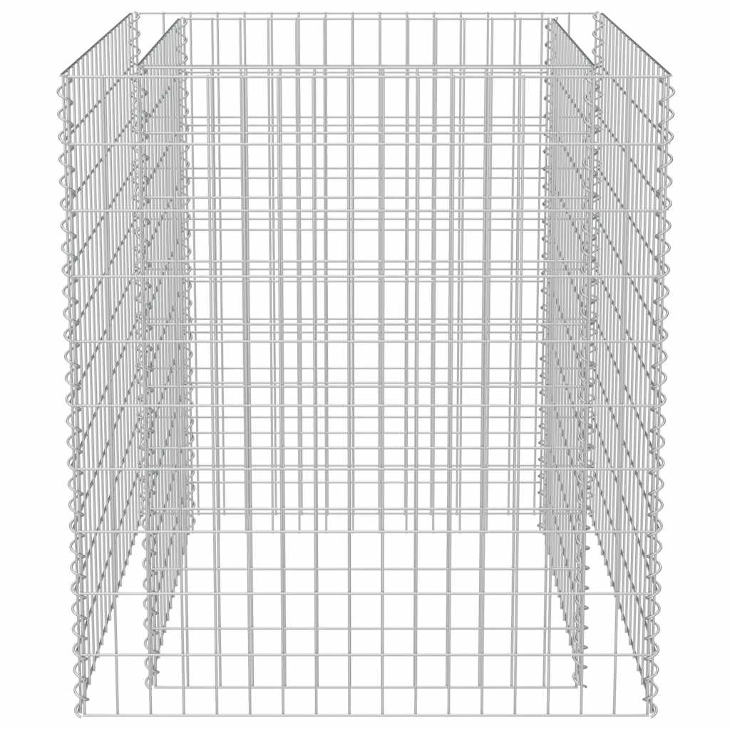 Gabiono vazonas, 90x90x100cm, galvanizuotas plienas, aukštas