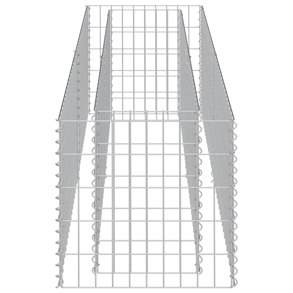 Gabiono vazonas, galvanizuotas plienas, 180x50x50cm, aukštas