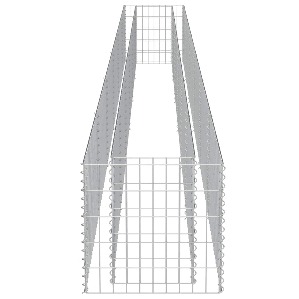 Gabiono vazonas, galvanizuotas plienas, 540x50x50cm, aukštas