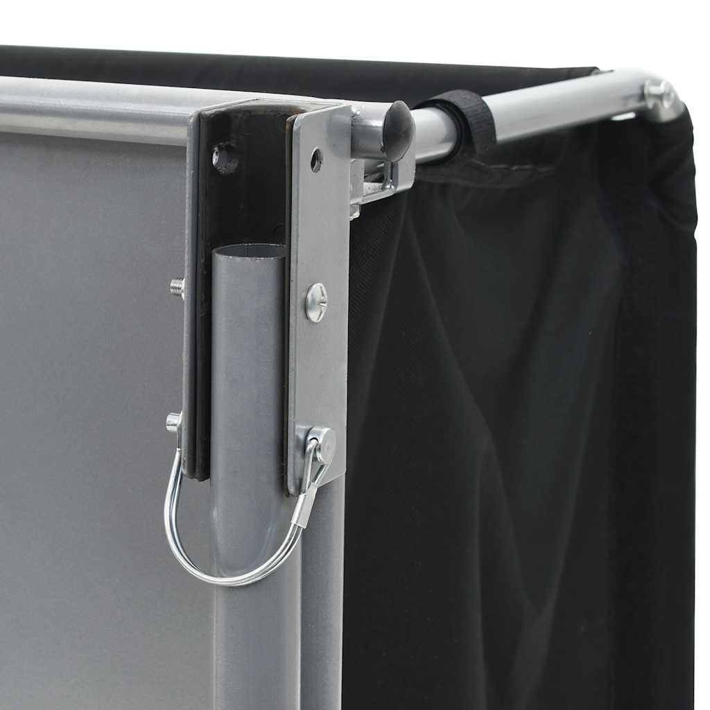 Dviračio priekaba, juodos ir geltonos spalvos, 65kg