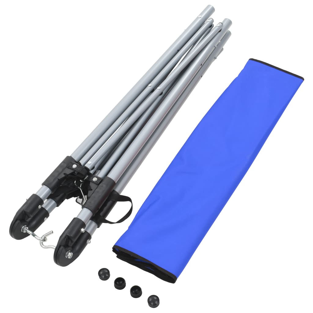 Hamakas su sulankstomu stovu, mėlynas